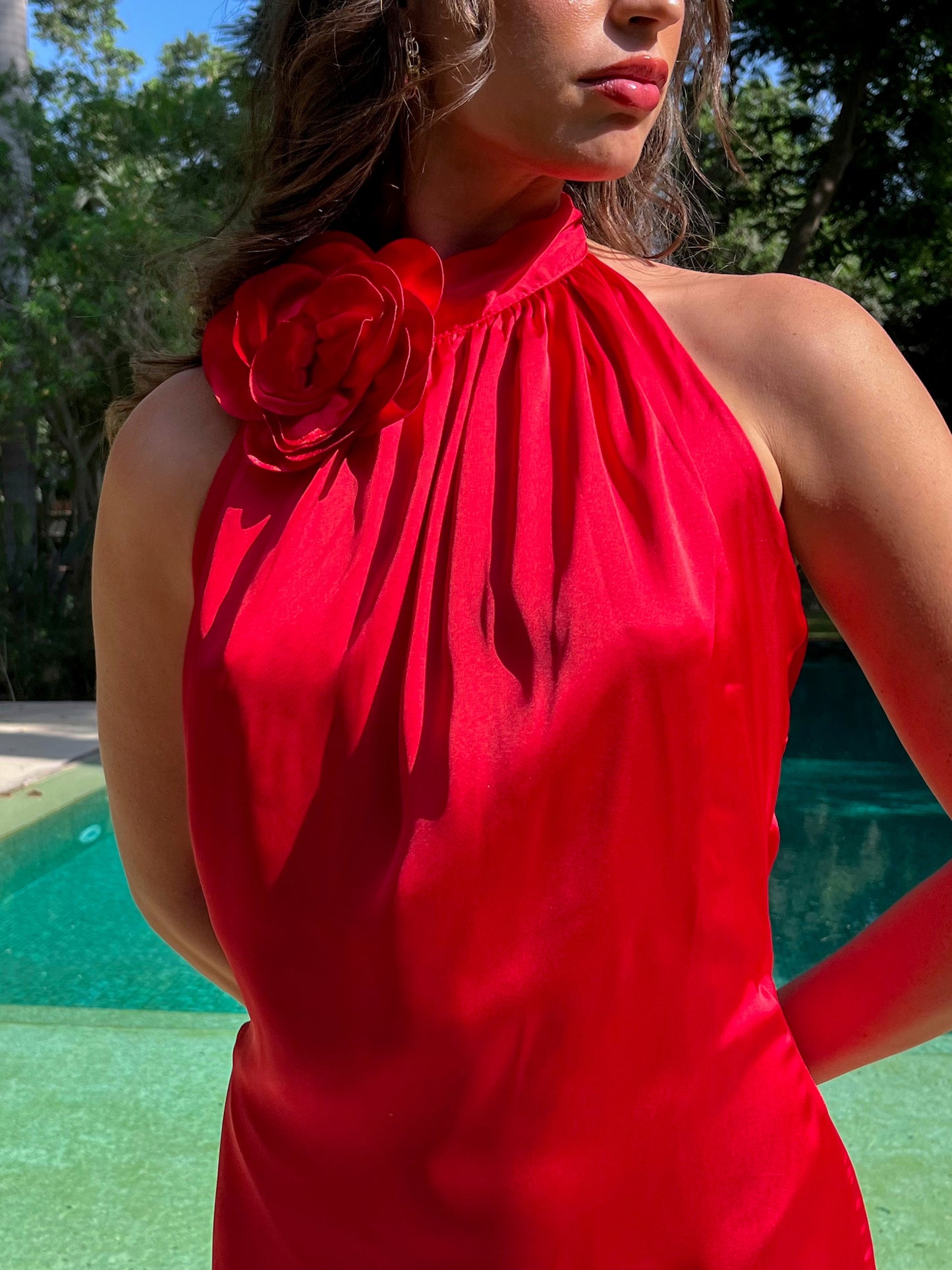 Alyssa Red Dress