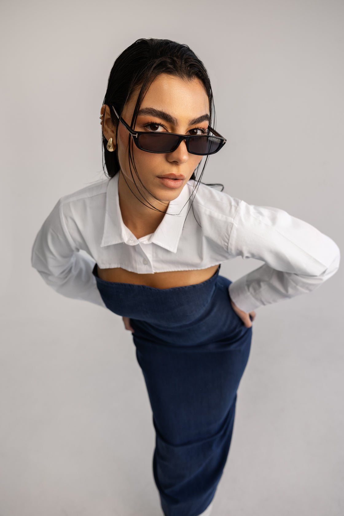 T Cropped White Shirt