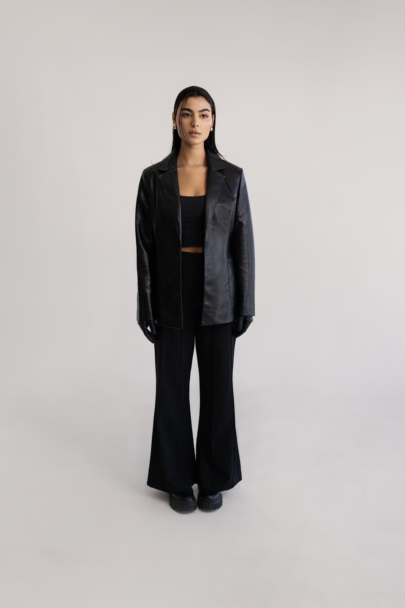 Nala Leather Blazer