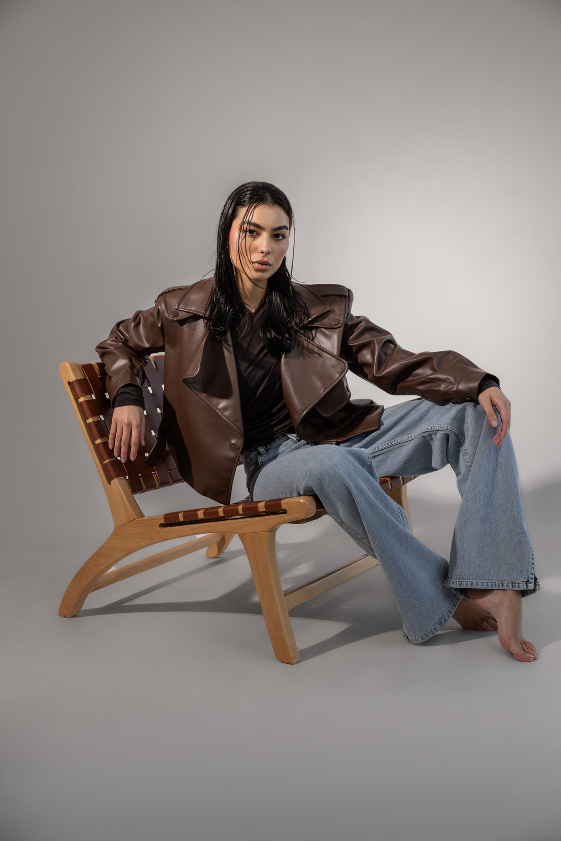 Chocolate Leather Jacket